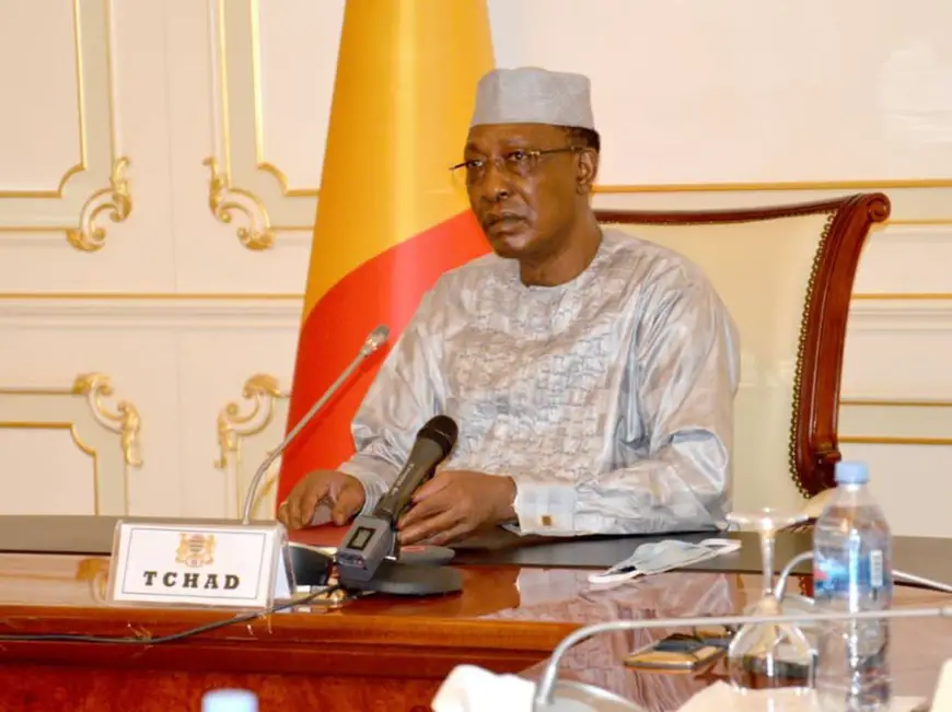 Le chef de l'État Idriss Déby. © PR