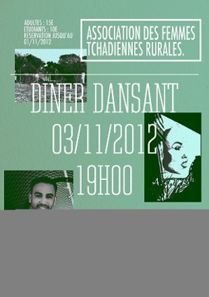 France: L’association des Femmes Tchadiennes Rurales organise un Diner-Dansant, le samedi France: L’association des Femmes Tchadiennes Rurales organise un Diner-Dansant, le samedi