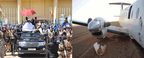 Le Président de la République a regagné N’Djaména ce matin. Il a été accueilli par des dizaines des milliers de ses compatriotes venus lui témoigner leur soutien. Le Président de la République a regagné N’Djaména ce matin. Il a été accueilli par des dizaines des milliers de ses compatriotes venus lui témoigner leur soutien.