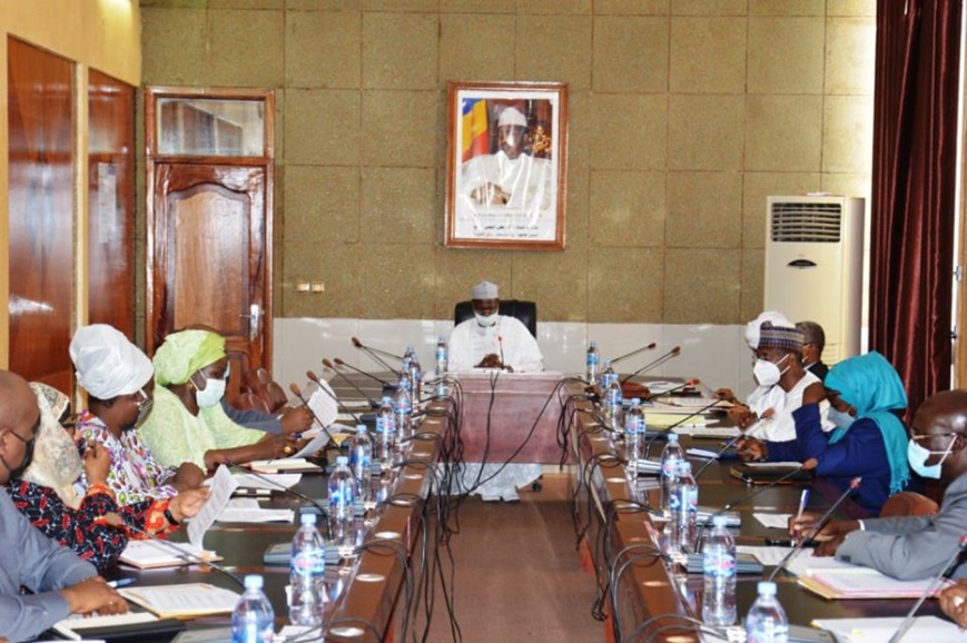 Tchad : le ministre d'État, Kalzeube Payimi, fait le point sur les régies financières . © PR