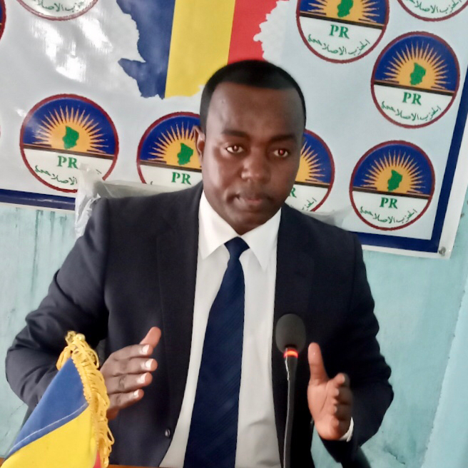 Le président du Parti Réformiste, Yacine Abderamane Sakine. © Abakar Chérif/Alwihda Info Le président du Parti Réformiste, Yacine Abderamane Sakine. © Abakar Chérif/Alwihda Info