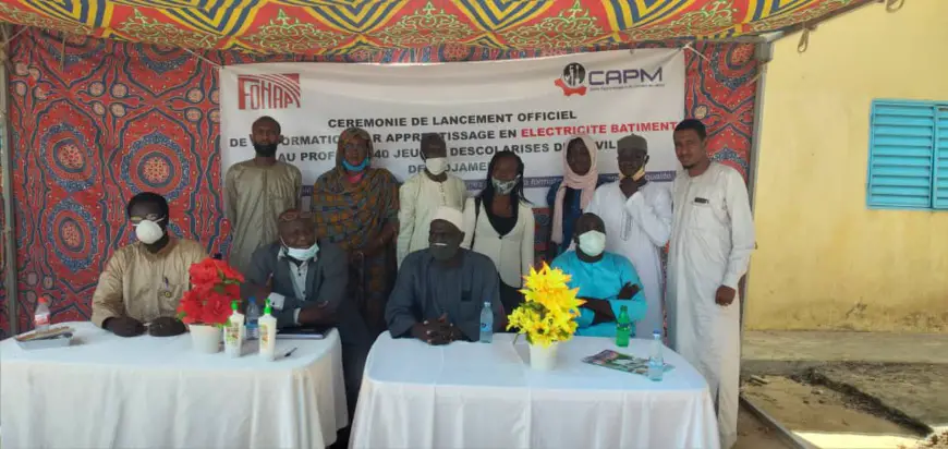 Tchad : le FONAP contribue à l'insertion socio-économique des jeunes avec des formations. © Malick Mahamat/Alwihda Info