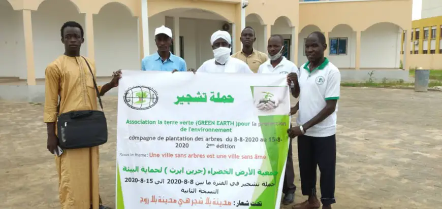 Tchad : Green Earth à l'avant-garde de la protection de l'environnement à N'Djamena. © Malick Mahamat/Alwihda Info