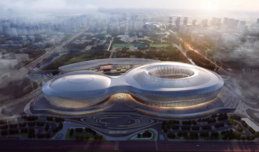 Photo shows a venue for the basketball games of Chengdu 2021 Summer World University Games in the Phoenix Mountain Sports Park, Jinniu District, Chengdu, southwest China’s Sichuan province. (Photo from the official website of Chengdu 2021 Summer World University Games)