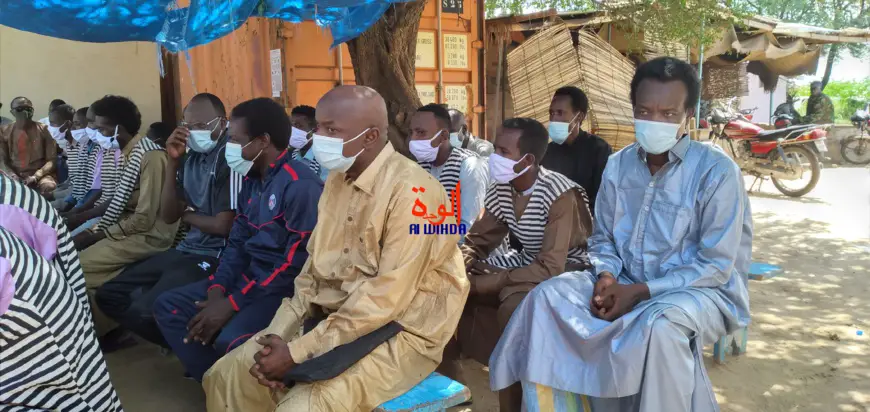 Tchad : libération de détenus graciés par le chef de l'État, dont d'ex-chefs rebelles. © Ben kadabio/Alwihda Info