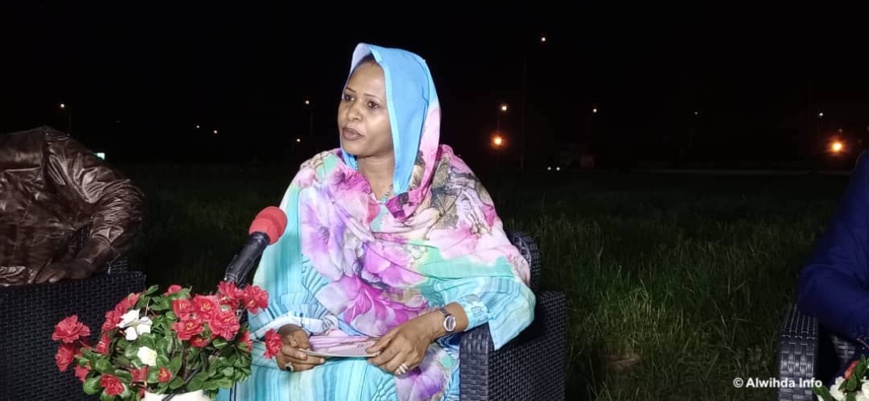 La ministre de la Formation professionnelle et des Métiers, Mme. Achta Ahmat Breme. © Alwihda Info