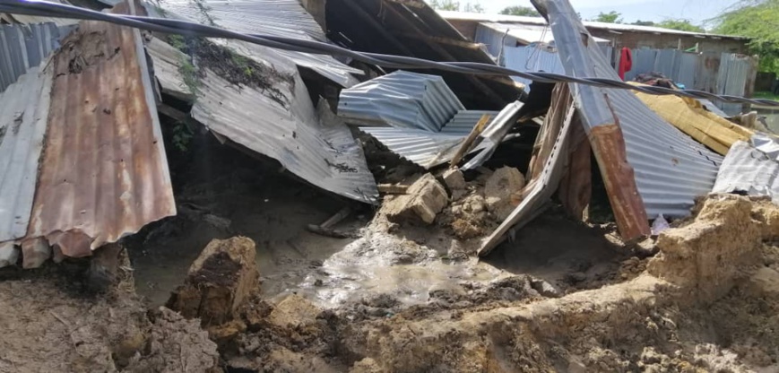 Tchad : la pluie entraine de nouveaux écroulements de maisons à Dembé Tchad : la pluie entraine de nouveaux écroulements de maisons à Dembé