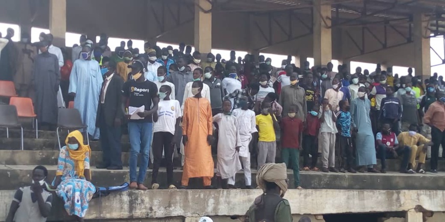Tchad : le championnat zonal lancé à Mongo, As Mirim et une équipe d'Ati se sont confrontés. © Hassan Djidda Hassan/Alwihda Info Tchad : le championnat zonal lancé à Mongo, As Mirim et une équipe d'Ati se sont confrontés. © Hassan Djidda Hassan/Alwihda Info
