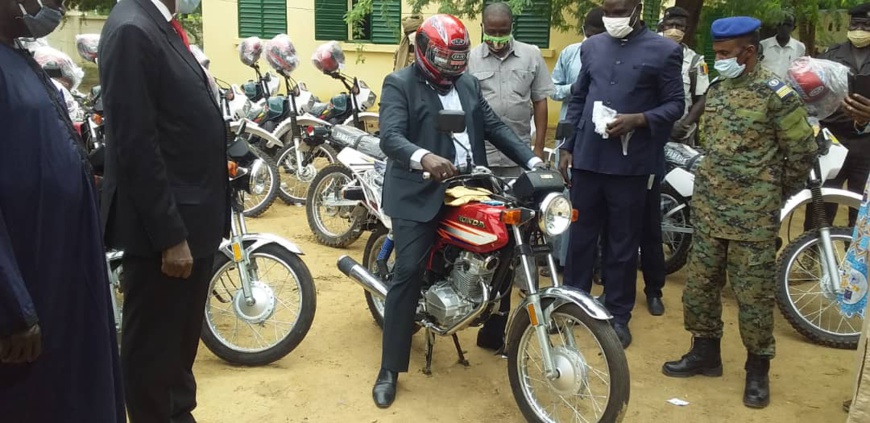 Tchad : 40 motos offertes à la délégation sanitaire du Batha