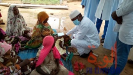 Le secrétaire d'État à la Santé publique et à la Solidarité nationale, Dr. Djiddi Ali Sougoudi, visite des centres de santé à Abéché le 31 août 2020. © Abba Issa/Alwihda Info Le secrétaire d'État à la Santé publique et à la Solidarité nationale, Dr. Djiddi Ali Sougoudi, visite des centres de santé à Abéché le 31 août 2020. © Abba Issa/Alwihda Info