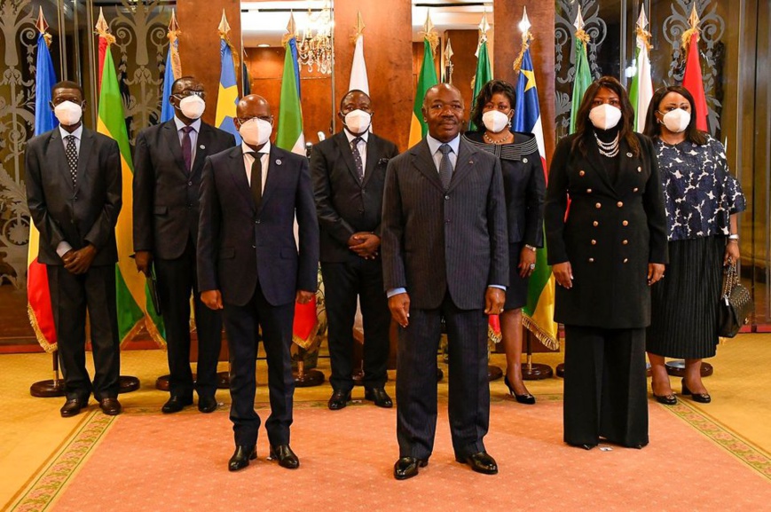 Prestation de serment des nouveaux membres le 31 août 2020 à Libreville. © PR Gabon Prestation de serment des nouveaux membres le 31 août 2020 à Libreville. © PR Gabon