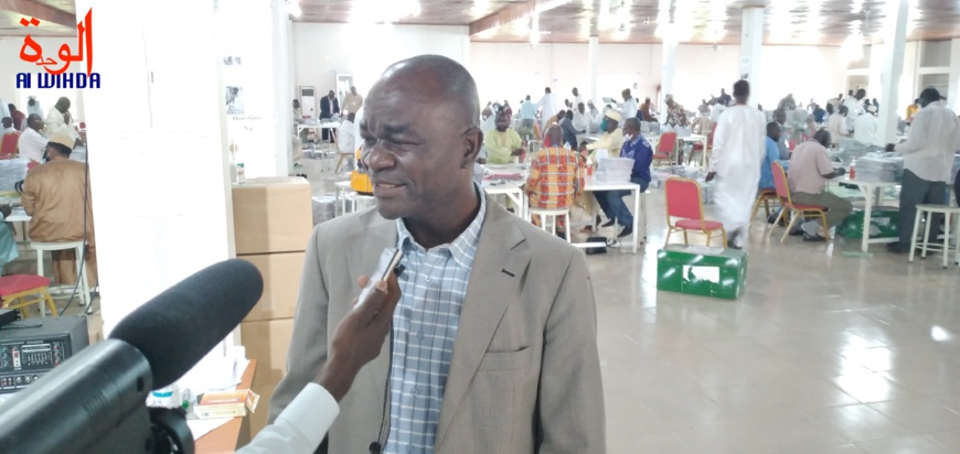 Le président du Jury du baccalauréat, Pr. Bianzeubé Tirki. © Ben Kadabio/Alwihda Info