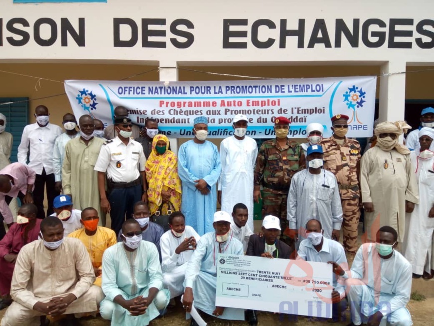 Tchad : l'ONAPE débloque 38,7 millions Fcfa pour financer 29 projets jeunes au Ouaddaï