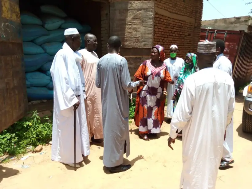 Tchad : l’ONASA remet 100 tonnes de mil pour les ménages vulnérables du Sila