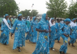 Défilé des syndicats. Tchad.