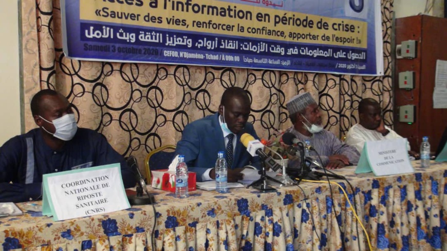 Tchad : l'UJT se penche sur le défi de l'accès à l'information en période de crise. © Alwihda Info Tchad : l'UJT se penche sur le défi de l'accès à l'information en période de crise. © Alwihda Info