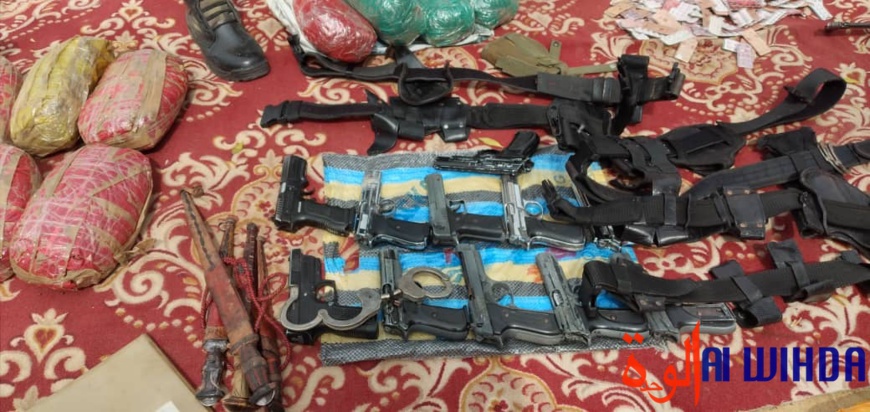 Présentation de malfrats le 6 octobre 2020 par la Gendarmerie nationale à Klessoum, au Tchad. © Malick Mahamat/Alwihda Info Présentation de malfrats le 6 octobre 2020 par la Gendarmerie nationale à Klessoum, au Tchad. © Malick Mahamat/Alwihda Info