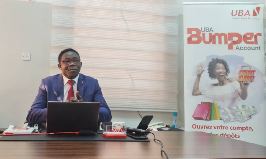 Le directeur général d'UBA Tchad, Nouba Natolban. © Malick Mahamat/Alwihda Info Le directeur général d'UBA Tchad, Nouba Natolban. © Malick Mahamat/Alwihda Info