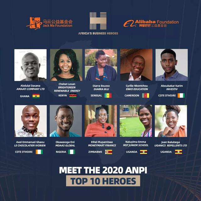 Les 10 finalistes de « Africa's Business Heroes 2020 » sont enfin révélés Les 10 finalistes de « Africa's Business Heroes 2020 » sont enfin révélés