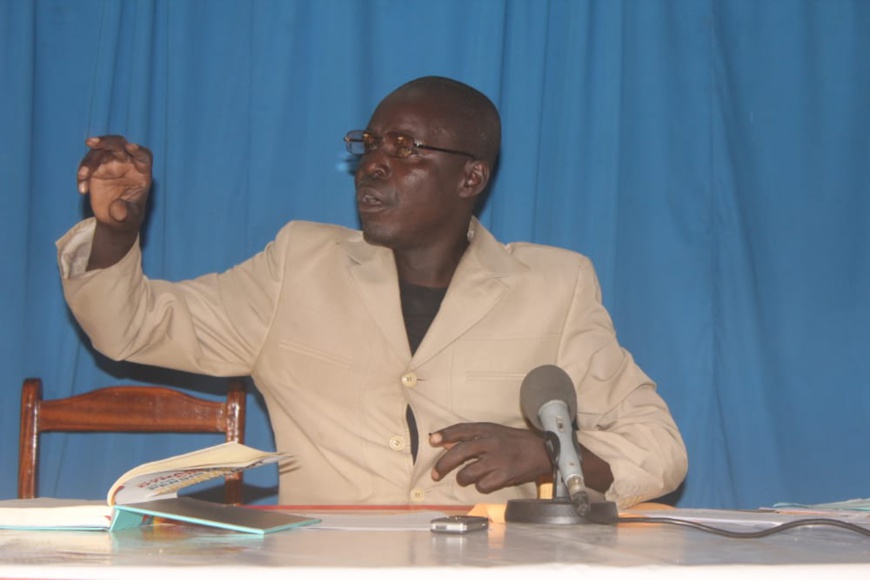 Le président du Collectif Tchadien Contre la Vie Chère (CTVC), Dingamnayal Nely Versinis. © Ben Kadabio/Alwihda Info Le président du Collectif Tchadien Contre la Vie Chère (CTVC), Dingamnayal Nely Versinis. © Ben Kadabio/Alwihda Info