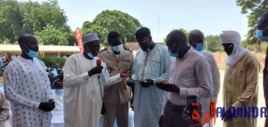 Cérémonie de lancement du paiement des droits et taxes douanières via Airtel Money, le 21 octobre 2020 à Chagoua. © Malick Mahamat/Alwihda Info Cérémonie de lancement du paiement des droits et taxes douanières via Airtel Money, le 21 octobre 2020 à Chagoua. © Malick Mahamat/Alwihda Info