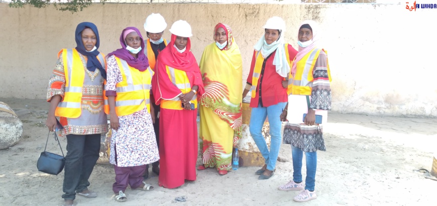 Tchad : des femmes ingénieurs aménagent des rues à N'Djamena pour faciliter la circulation. © Ben Kadabio/Alwihda Info