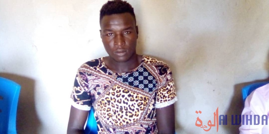 Tchad : le meilleur gardien du championnat national de football, Bouba Sanda, récompensé. © Foka Mapagne/Alwihda Info Tchad : le meilleur gardien du championnat national de football, Bouba Sanda, récompensé. © Foka Mapagne/Alwihda Info