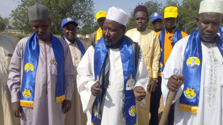 Tchad : pose de la pierre de construction d'un siège départemental du MPS à Koukou Angarana Tchad : pose de la pierre de construction d'un siège départemental du MPS à Koukou Angarana