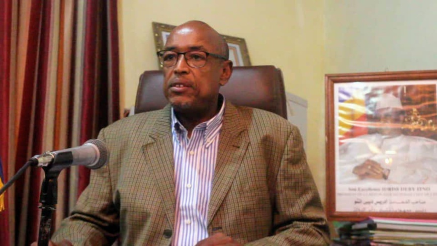 L'Inspecteur général du ministère de la Jeunesse et des Sports Mahamat Hissein Frédé. © Min.Jeunes