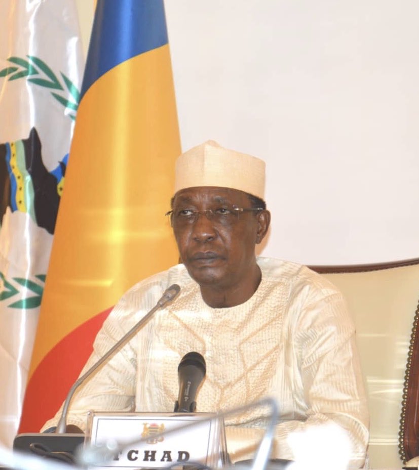 Le chef de l'État Idriss Déby. © PR