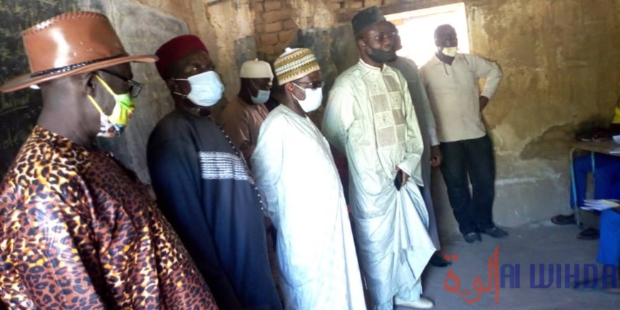 Tchad : le recteur d'académie du centre inspecte les structures éducatives au Guéra. © Béchir Badjoury/Alwihda Info