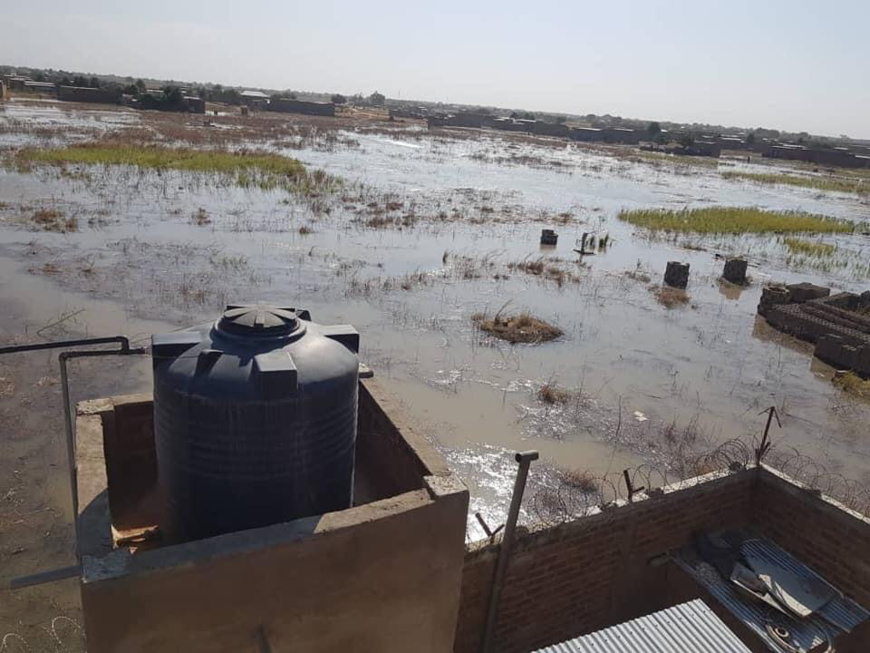 Tchad : le chef de l'État débloque des moyens d'urgence face aux inondations à N'Djamena. © DR Tchad : le chef de l'État débloque des moyens d'urgence face aux inondations à N'Djamena. © DR