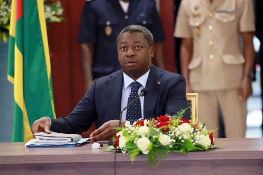 Le chef de l’Etat togolais Faure GNASSINGBE. © PR