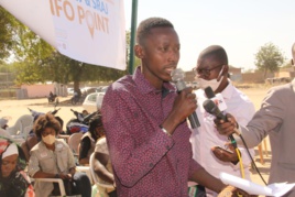 Tchad : Afriyan et RJDLT s'impliquent contre la Covid-19 et sur la santé de la reproduction. © Ben Kadabio/Alwihda Info Tchad : Afriyan et RJDLT s'impliquent contre la Covid-19 et sur la santé de la reproduction. © Ben Kadabio/Alwihda Info