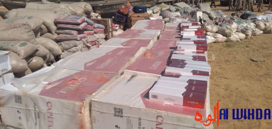 Tchad : des produits illicites saisis par les services des douanes