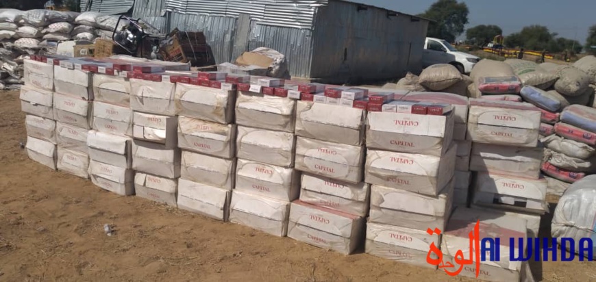 Tchad : des produits illicites saisis par les services des douanes