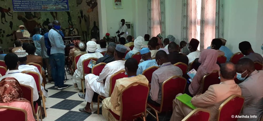 Tchad : un forum digital pour aider le secteur privé dans la relance économique post-Covid. © Abakar Chérif/Alwihda Info Tchad : un forum digital pour aider le secteur privé dans la relance économique post-Covid. © Abakar Chérif/Alwihda Info