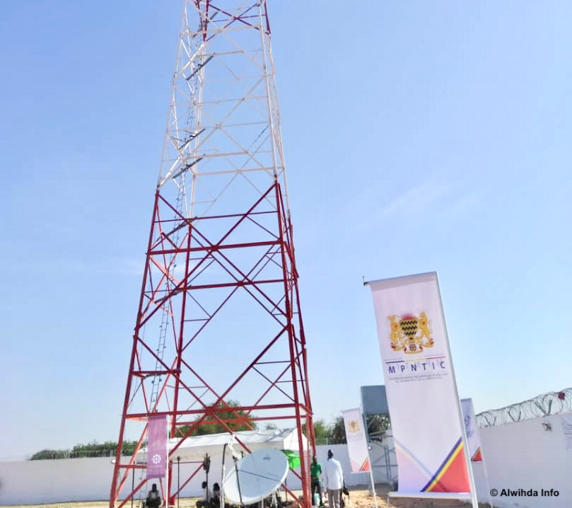 Inauguration le 13 juillet 2019 du réseau à fibre optique Tchad/Soudan à N'Djamena. Illustration © D.W./Alwihda Info Inauguration le 13 juillet 2019 du réseau à fibre optique Tchad/Soudan à N'Djamena. Illustration © D.W./Alwihda Info