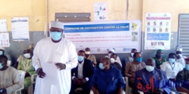 Tchad : la vaccination des enfants contre la poliomyélite lancée au Mayo Kebbi Ouest. © Foka Mapagne/Alwihda Info Tchad : la vaccination des enfants contre la poliomyélite lancée au Mayo Kebbi Ouest. © Foka Mapagne/Alwihda Info