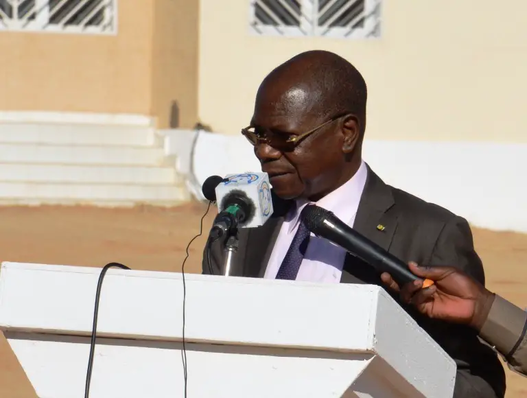 Tchad : Kalzeubé Payimi ouvre l'antenne de l'ENASTIC à Amdjarass. © PR