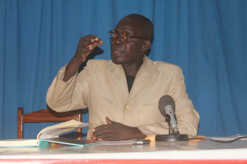 Le président du Collectif tchadien contre la vie chère (CTVC), Dingamnayal Nely Versinis. © Ben Kadabio/Alwihda Info Le président du Collectif tchadien contre la vie chère (CTVC), Dingamnayal Nely Versinis. © Ben Kadabio/Alwihda Info