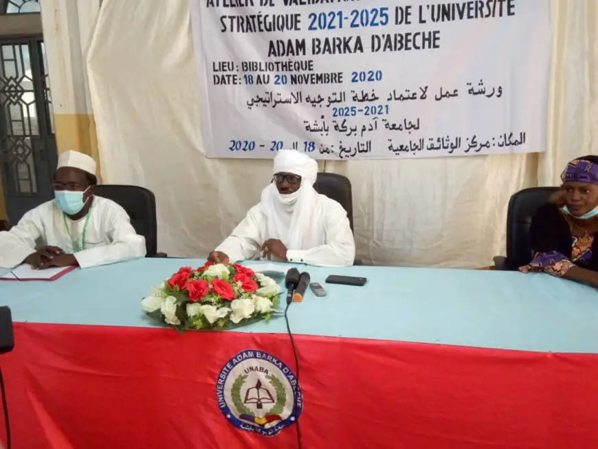 Tchad : ​l'Université Adam Barka valide son plan d'orientation stratégique quinquennal. © Abba Issa/Alwihda Info