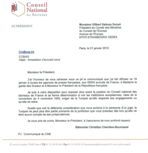 Turquie: Nouvelle atteinte turque aux droits de la défense (suite) Turquie: Nouvelle atteinte turque aux droits de la défense (suite)