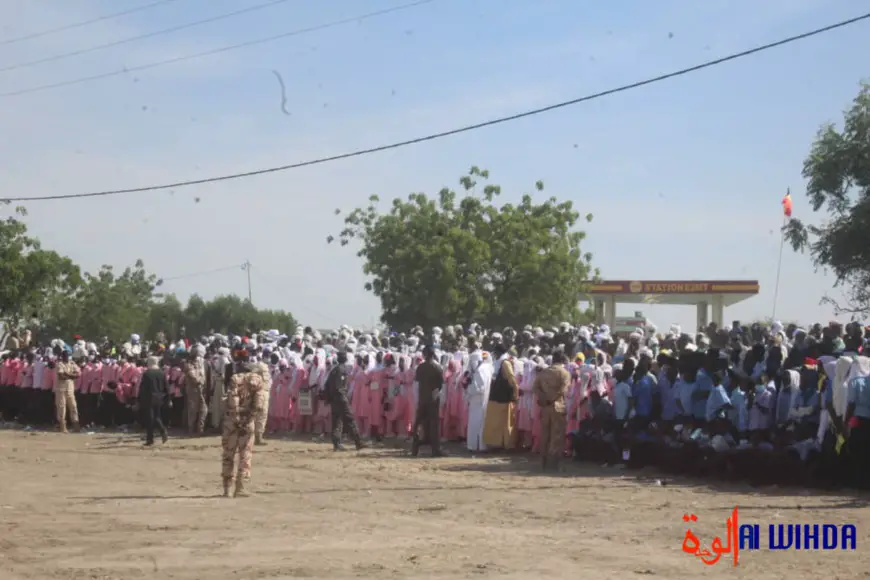 La population du Hadjer Lamis rassemblée à Massakory le 24 novembre 2020. © Ali Moussa/Alwihda Info