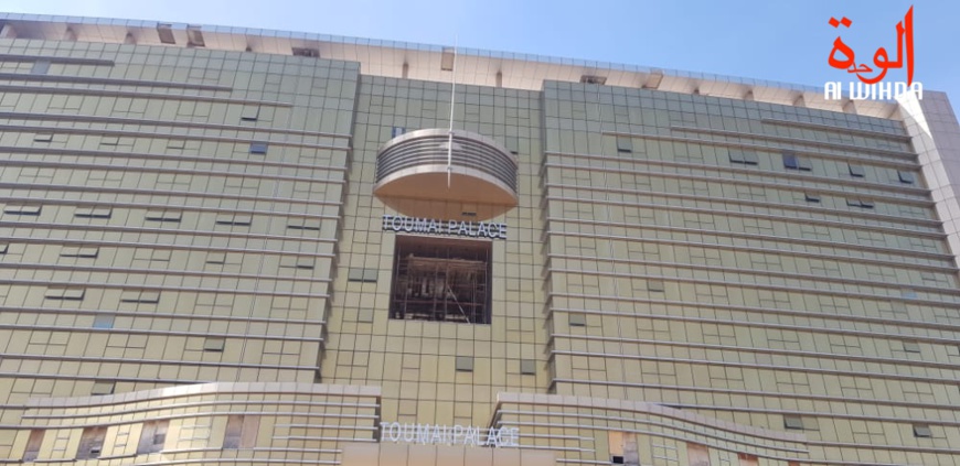 Tchad : l'hôtel Toumaï Palace en voie de finition à N'Djamena. © Ben kadabio/Alwihda Info