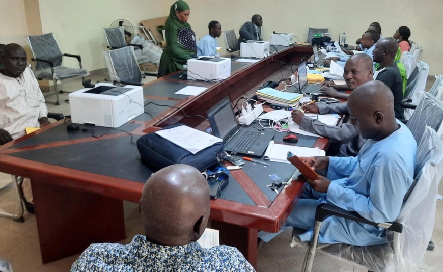 Tchad : début d'enrôlement des agents du ministère de l’Education nationale. © Min.Éducation Tchad : début d'enrôlement des agents du ministère de l’Education nationale. © Min.Éducation
