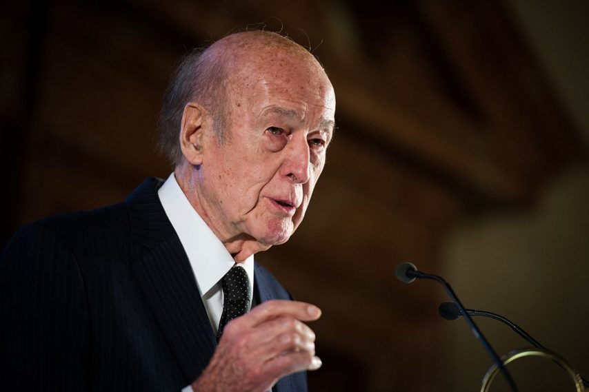 Valéry Giscard d’Estaing en 2014, lors d’une conférence à Munich. (©Tobias Kleinschmidt/Creative commons) Valéry Giscard d’Estaing en 2014, lors d’une conférence à Munich. (©Tobias Kleinschmidt/Creative commons)