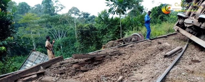 Cameroun : Le train déraille à nouveau à Eséka