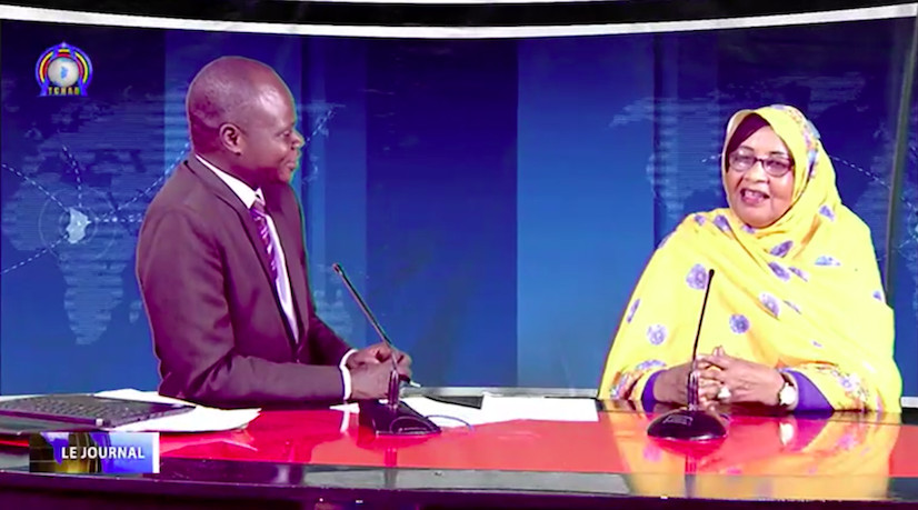 © Capture d'écran/Télé Tchad © Capture d'écran/Télé Tchad
