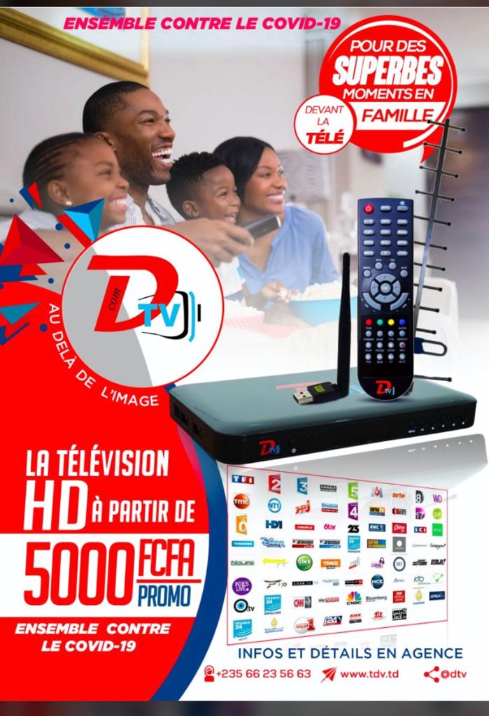 Tchad : D-TV annonce des offres sur ses abonnements et décodeurs TV Tchad : D-TV annonce des offres sur ses abonnements et décodeurs TV